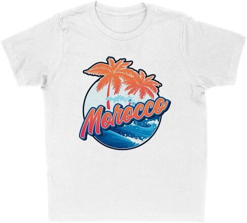 Tropical Morocco Kids T-Shirt Youth in Kuwait