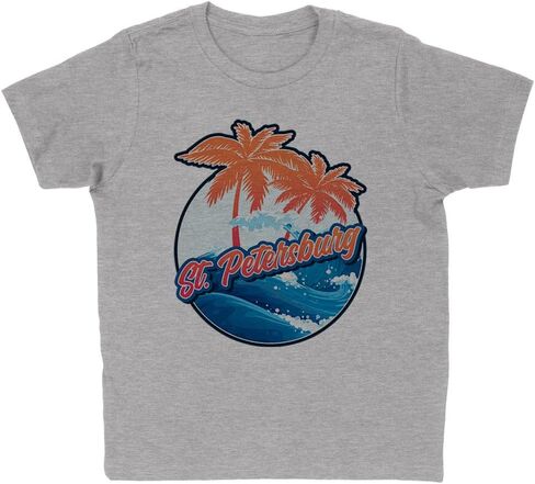 Tropical St. Petersburg Kids T-Shirt Youth in Saudi Arabia