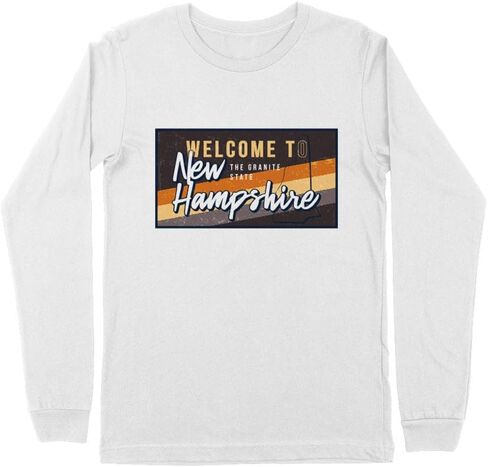 Welcome to New Hampshire Kids Long Sleeve T-Shirt Youth in Saudi Arabia