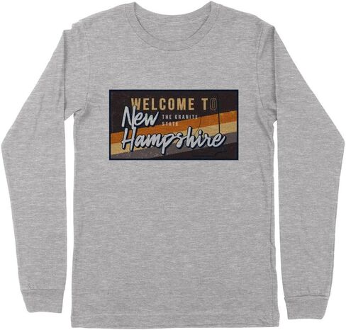 Welcome to New Hampshire Kids Long Sleeve T-Shirt Youth in Saudi Arabia