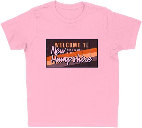 Welcome to New Hampshire Kids T-Shirt Youth in Saudi Arabia