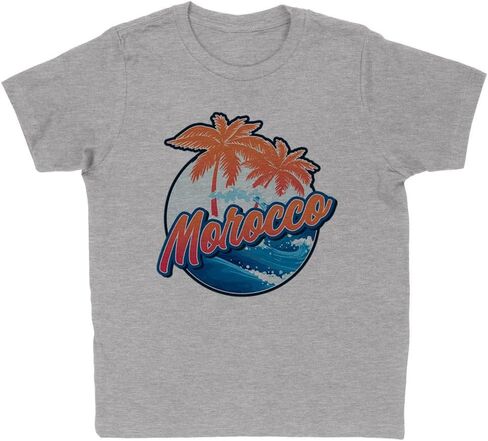 Tropical Morocco Kids T-Shirt Youth in Kuwait
