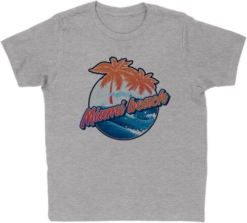 Tropical Miami Beach Kids T-Shirt Youth in Saudi Arabia