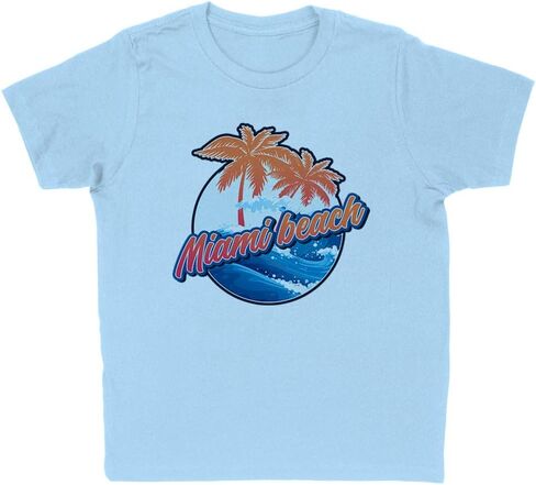 Tropical Miami Beach Kids T-Shirt Youth in Saudi Arabia