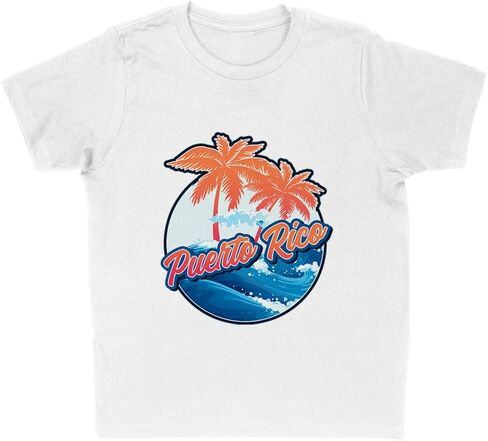 Tropical Puerto Rico Kids T-Shirt Youth in Saudi Arabia