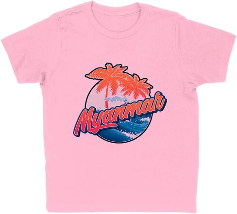 Tropical Myanmar Kids T-Shirt Youth in Saudi Arabia