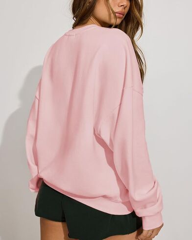 Cute Sweatshirts for Teen Girls Y2K Beach Graphic Oversized Pullover Sweatshirt Preppy Crewneck Aesthetic Jacket in Kuwait