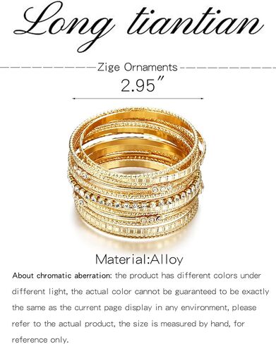 Long tiantian Gold Bracelet Stack Chunky Gold Bracelet for Women Dainty Gold Bracelets Pulseras Para Mujer Chain Link Stackable Bracelets for Women Gold Jewelry in Saudi Arabia