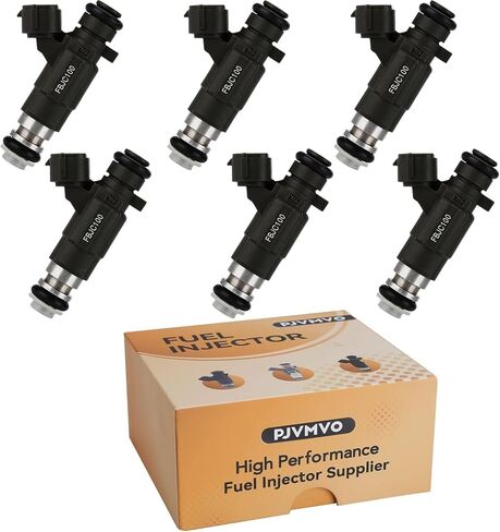 FBJC100 OE 3.5L Fuel Injectors,Compatible with/Infiniti G35 FX35 I30 2003 2004,Compatible with/Nissan 350Z Pathfinder Maxima 2000 2001 2002 2003 2004 |3.5 V6| |4 Holes| |Set of 6| in Saudi Arabia