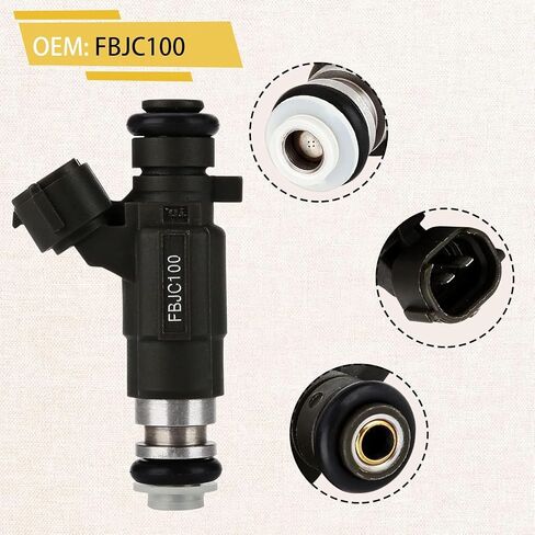FBJC100 OE 3.5L Fuel Injectors,Compatible with/Infiniti G35 FX35 I30 2003 2004,Compatible with/Nissan 350Z Pathfinder Maxima 2000 2001 2002 2003 2004 |3.5 V6| |4 Holes| |Set of 6| in Saudi Arabia