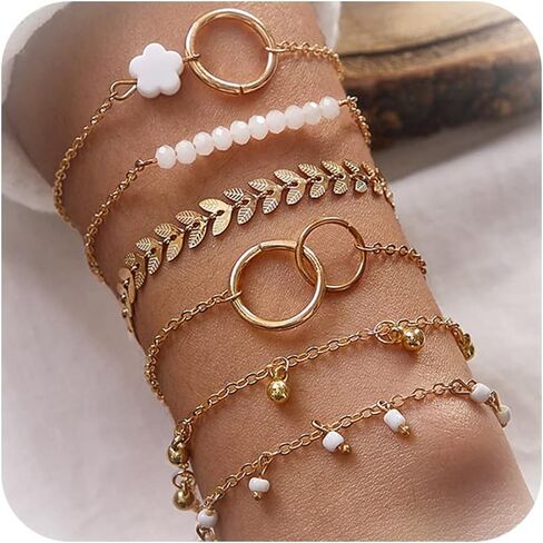 سوار ذهبي طويل Tiantian سوار ذهبي مكتنزة للنساء الأساور الذهب الذهب Pulseras Para Mujer سلسلة الأساور القابلة للتكديس للنساء المجوهرات الذهبية in Saudi Arabia