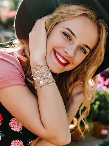 سوار ذهبي طويل Tiantian سوار ذهبي مكتنزة للنساء الأساور الذهب الذهب Pulseras Para Mujer سلسلة الأساور القابلة للتكديس للنساء المجوهرات الذهبية in Saudi Arabia