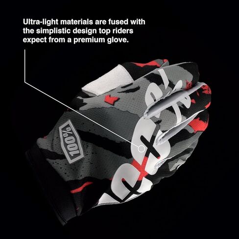 100% ITRACK Ultralight Motocross Gloves - Lightweight MX Dirt Bike & Powersport Racing Protective Gear in Saudi Arabia