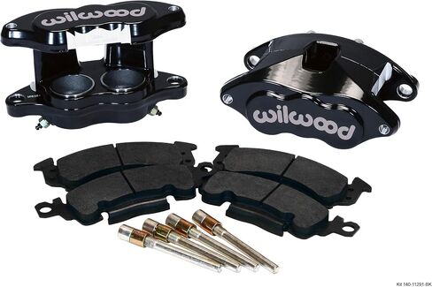 Wilwood Gates Wilwood 140-11291-BK Black Powder Coated Front Caliper Kit in Saudi Arabia
