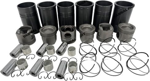 QSK23 أسطوانة بطانة مجموعة 4095489 4089357 4095490 مناسبة لجزء محرك Cummins in Saudi Arabia