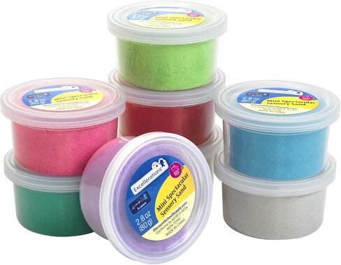 Excellerations Mini Spectacular Sensory Sand Set of 8 - Party Favors, Sensory Toys for Kids, Fidget Kit in Saudi Arabia