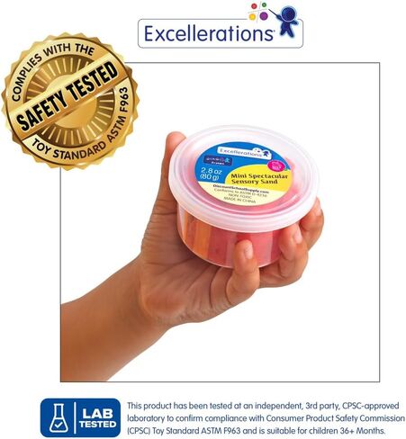 Excellerations Mini Spectacular Sensory Sand Set of 8 - Party Favors, Sensory Toys for Kids, Fidget Kit in Saudi Arabia