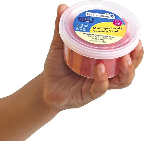 Excellerations Mini Spectacular Sensory Sand Set of 8 - Party Favors, Sensory Toys for Kids, Fidget Kit in Saudi Arabia
