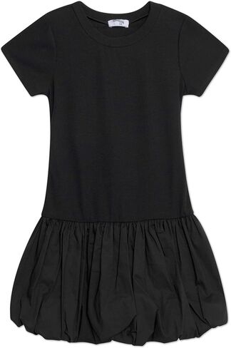 Speechless Girls' Short Sleeve Drop Waist Bubble Party Dress in Saudi Arabia
