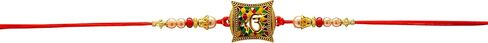 MitranDe Sikh PunjabI Rakhi Bracelet For Brother, Raksha bandhan/Rakhri bracelets Bhaiya- Bhai- Bro-Sister- Bhabhi/Siblings - Onkar, Khanda & multi color Hand made Rakhee Set (P102) in Saudi Arabia