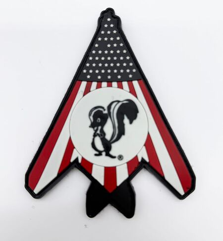 Skunk Works® F-117 Nighthawk Patch, 5 inch, PVC, Hook and Loop Backing in Saudi Arabia