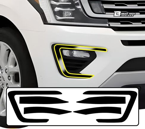 Bogar Tech Designs Grille الأمامي المصد Chrome Delete Devicle Decal Vinyl Platevil in Saudi Arabia