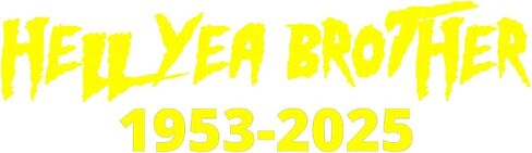 Hell Yeah Brother RIP Wrestling Hogan Tribute Sticker Decal (Black, 4 Inch) in Saudi Arabia