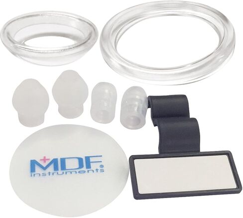 MDF Instruments SpragueX Redesigned Rappaport Stethoscope with Adult,Pediatric&Infant Convertible chestpiece-Free-Parts-for-Life&All Black(MDF767X-BO) in Saudi Arabia
