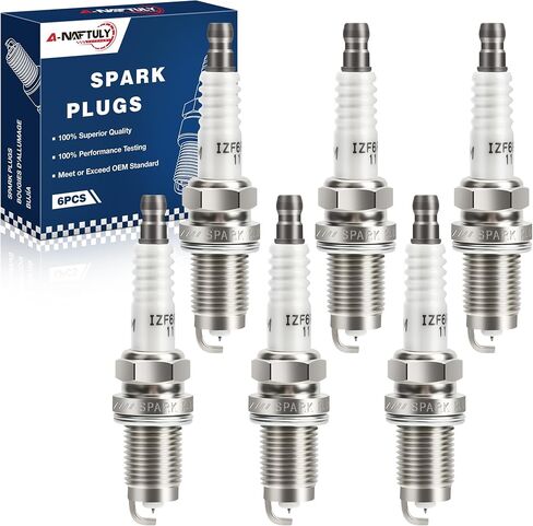 Iridium Platinum Spark Plugs 4 Pack 6994 IZFR6K11 متوافق مع 2003 2004 2005 2006 2007 2007 2.4L Honda Accord CRV Acura TSX ، 2002-2005 2.0L Honda Acura RSX يحل محل 9807B-561BW in Saudi Arabia