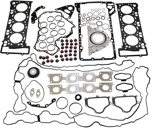 XQSMWF N63 Engine Overhaul Head Gasket Set 11127567765 Compatible with BMW 550i 650i 750Li X5 X6 E70 E71 F10 F02 F07 Replace 11-12-7-567-765 11147583221 in Saudi Arabia