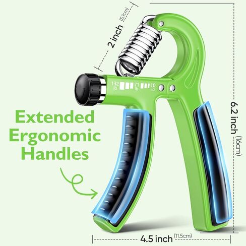 FitBeast Grip Strengthener Forearm Strengthener, Adjustable Hand Grip Strengthener for Strength Training & Rehabilitation, 10-132 lbs Resistance, Ideal for Athletes and Physical Therapy (1 Piece) in Kuwait