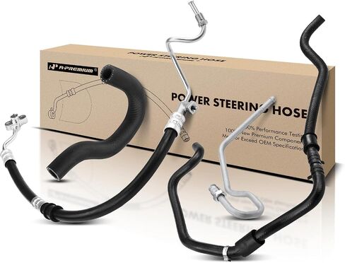 A-Premium Power Power Touring Hose Pressure & Return & Reservoir Hose Line Assembergly متوافق مع مجموعة Honda Civic 2001-2005 L4 1.7L GAS 3-PC in Saudi Arabia