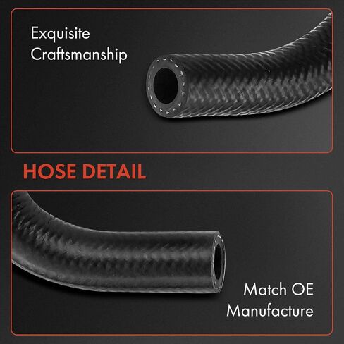 A-Premium Power Power Touring Hose Pressure & Return & Reservoir Hose Line Assembergly متوافق مع مجموعة Honda Civic 2001-2005 L4 1.7L GAS 3-PC in Saudi Arabia