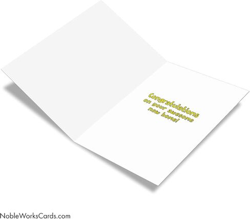 NobleWorks - Funny New Home Paper Card with 5 x 7 Inch Envelope (1 Card) Housewarming Living In Boxes C2443NHG in Kuwait