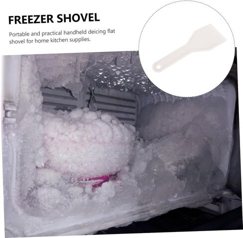 Beaupretty Pizza Spatula Icebox Refrigerator Ice Shovel Ice Scraper Defroster Ice Removal Scooper Snow Frost Remover Tools for Windshield Fridge Scraper Tool Cake Spatula in Kuwait