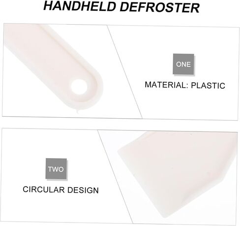 Beaupretty Pizza Spatula Icebox Refrigerator Ice Shovel Ice Scraper Defroster Ice Removal Scooper Snow Frost Remover Tools for Windshield Fridge Scraper Tool Cake Spatula in Kuwait