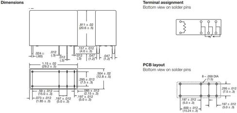 OZ-SS-112LM1F (Set of 2) Power Relay Normally Open in Saudi Arabia