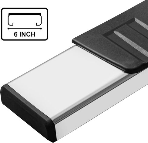 6 inches Regular Running Boards Compatible with 2007-2018 Chevy Silverado/Gmc Sierra 1500 ; 2007-2019 2500/3500 Regular/Standard/Single Cab Side Steps Nerf Bars Black in Kuwait