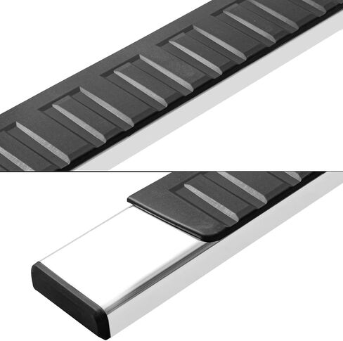 6 inches Regular Running Boards Compatible with 2007-2018 Chevy Silverado/Gmc Sierra 1500 ; 2007-2019 2500/3500 Regular/Standard/Single Cab Side Steps Nerf Bars Black in Kuwait