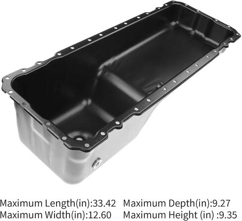 New Engine Oil Pan 1753230 2645012 for Ford GMC Chevy Freightliner Sterling Truck Thomas Blue Bird Kenworth Cat Caterpillar C7 3126 3126B Engine in Saudi Arabia