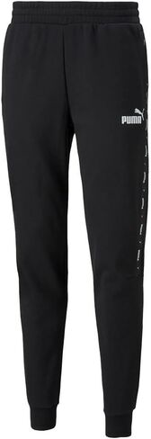 PUMA Mens Essential Tape Fleece Sweatpants Casual - Black in Saudi Arabia