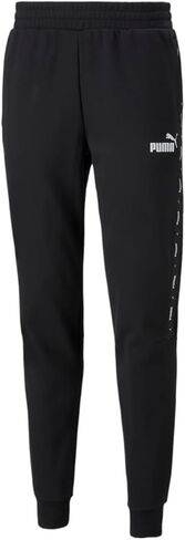 PUMA Mens Essential Tape Fleece Sweatpants Casual - Black in Saudi Arabia