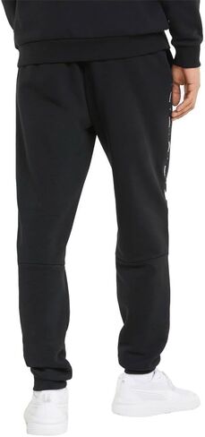PUMA Mens Essential Tape Fleece Sweatpants Casual - Black in Saudi Arabia