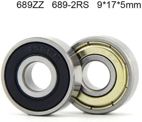 689ZZ 689 2RS تحمل 9 * 17 * 5 مم (5/10 PCS) ABEC-1 Miniature 689 Z ZZ RS 689RS Ball Bearings (10pcs ، 6892rs) in Kuwait
