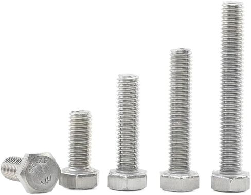 Stainless Steel Hex Screws - M3 to M14 - Durable Hex Screws for Industrial and Home Use (M14 1 Piece, 20 mm) in Saudi Arabia
