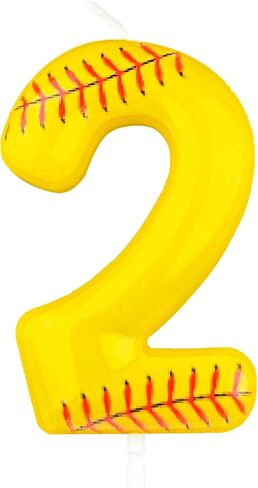 Softball Birthday Candles Softball Themed 9th Birthday Number Candle Cake Toppers for Girls Boys Kids Baseball Themed Party Decorations Supplies in Saudi Arabia