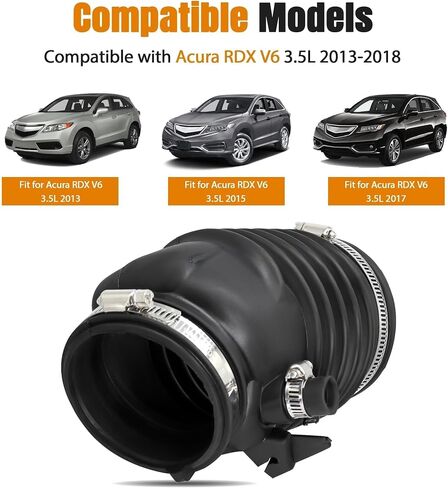 17228R8AA00 Air Intake Hose Fit for Acura RDX 3.5L 2013 2014 2015 2016 2017 2018 - Intake Filter Tube Replaces 17228-R8A-A00 in Saudi Arabia
