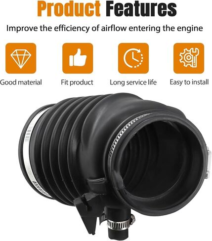 17228R8AA00 Air Intake Hose Fit for Acura RDX 3.5L 2013 2014 2015 2016 2017 2018 - Intake Filter Tube Replaces 17228-R8A-A00 in Saudi Arabia