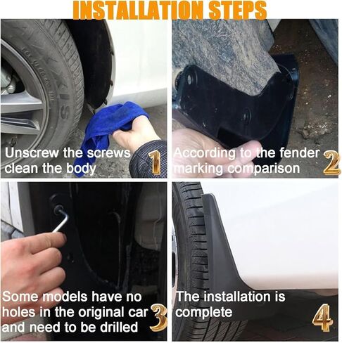 Mud Flaps Splash Guards for Dodge Ram 1500 2019-2025 Accessories Mudflap Fender Flares Front and Rear Mud Guard Set 4PCS in Saudi Arabia