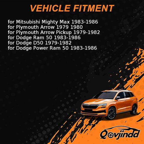 مجموعة عمود ذراع التحكم في التعليق العلوي الأمامي ل Dodge D50 1979 1980 1981-1982 لـ Power RAM 50 1983-1986 ل Dodge RAM 50 1983-1986 لـ Mitsubishi Mighty Max 1983-1986 1pcs in Saudi Arabia